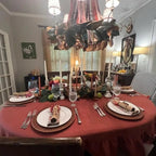 Any Custom Size Oval Tablecloth, English Table Linen