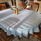 Any Custom Size Oval Tablecloth, English Table Linen