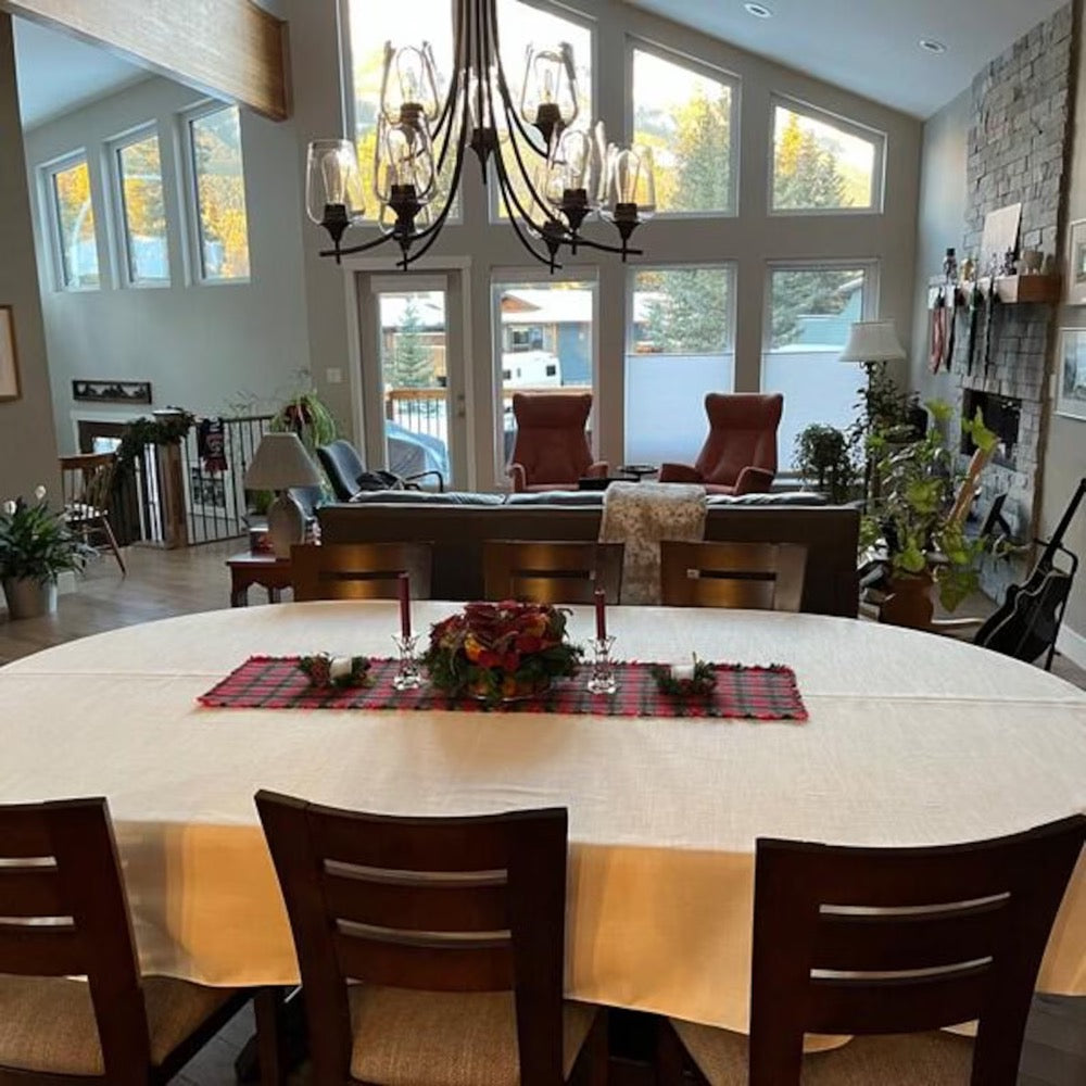 Round, Oval, Oblong Tablecloth, Top Of The Line, All Sizes