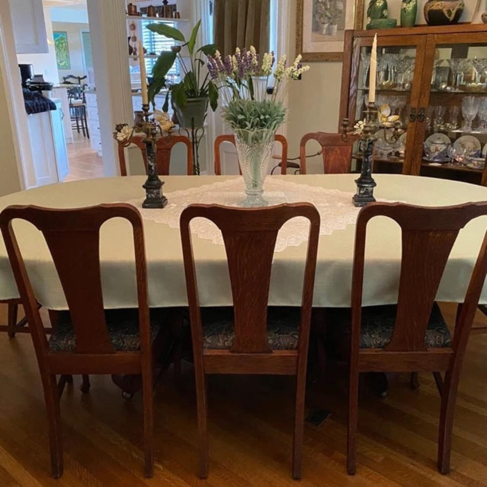 Round, Oval, Oblong Tablecloth, Top Of The Line, All Sizes